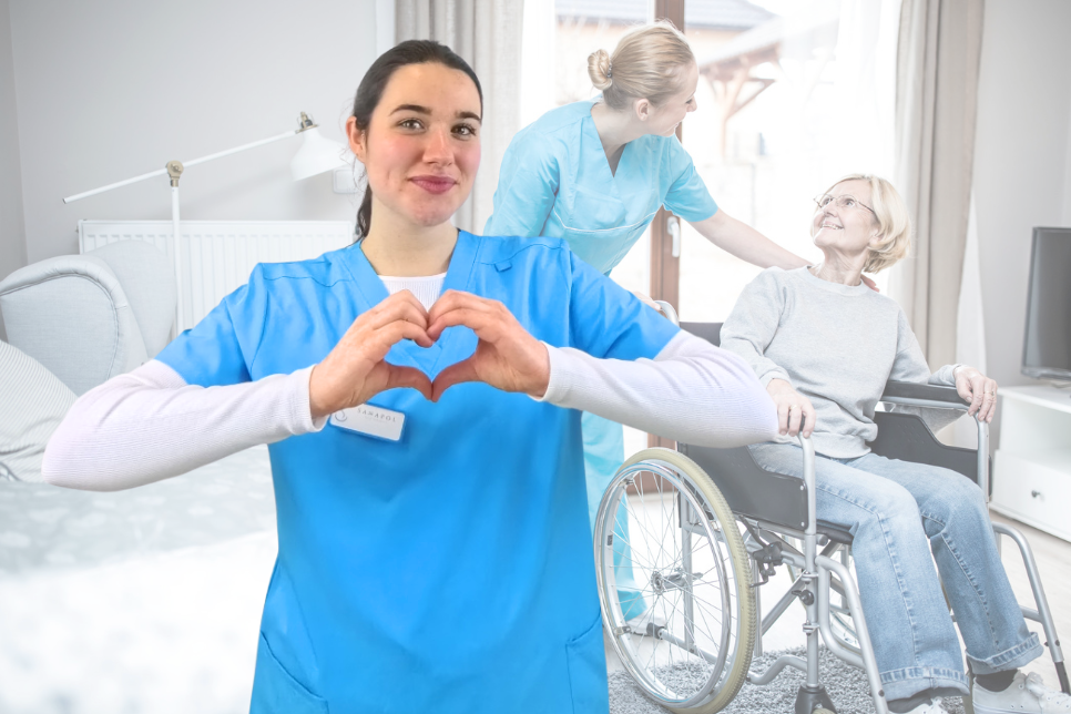 Headerbild einer privaten Pflegekraft für individuelle Betreuung zu Hause.