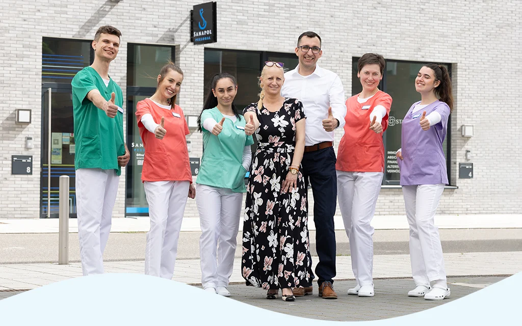 Sanapol Pflege-Team – Pflege mit Herz und Engagement.